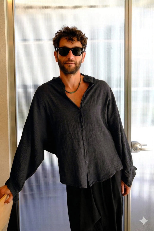 Black Batwing Echo Shirt
