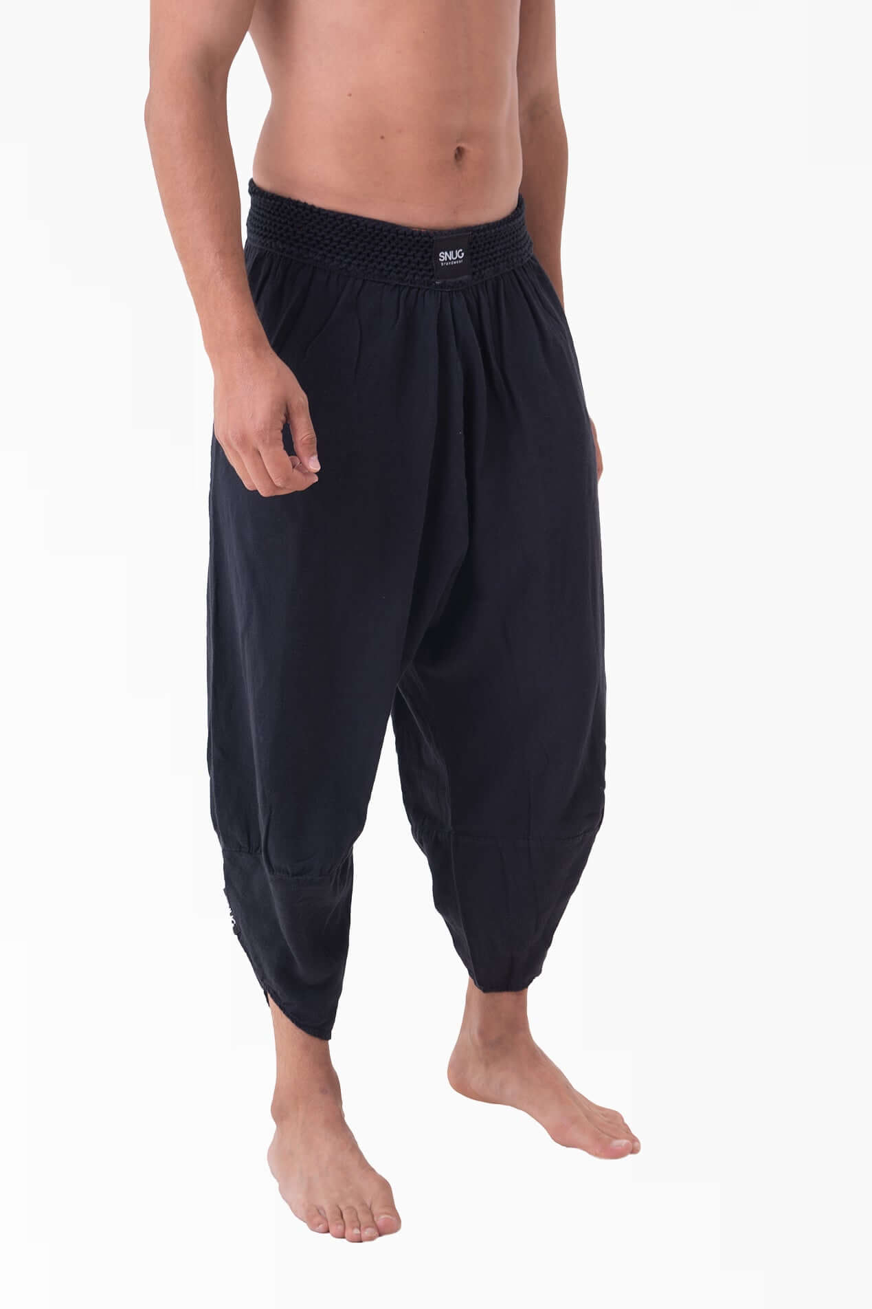Tokyo Night Baggy Pants featuring a relaxed fit, elastic waistband, made from 100% cotton for ultimate comfort.