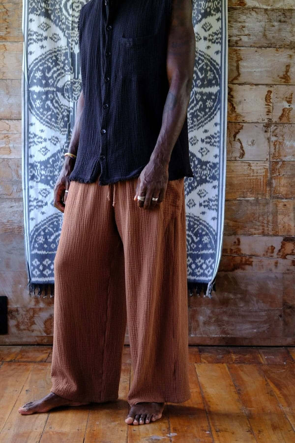 Brown Solara Pants - Men