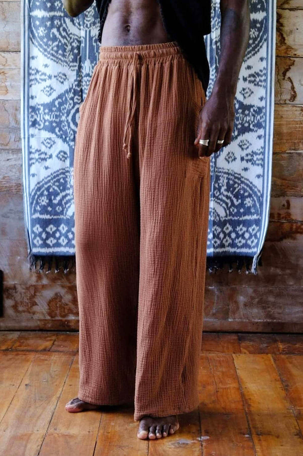 Brown Solara Pants - Men - snugbrandwear