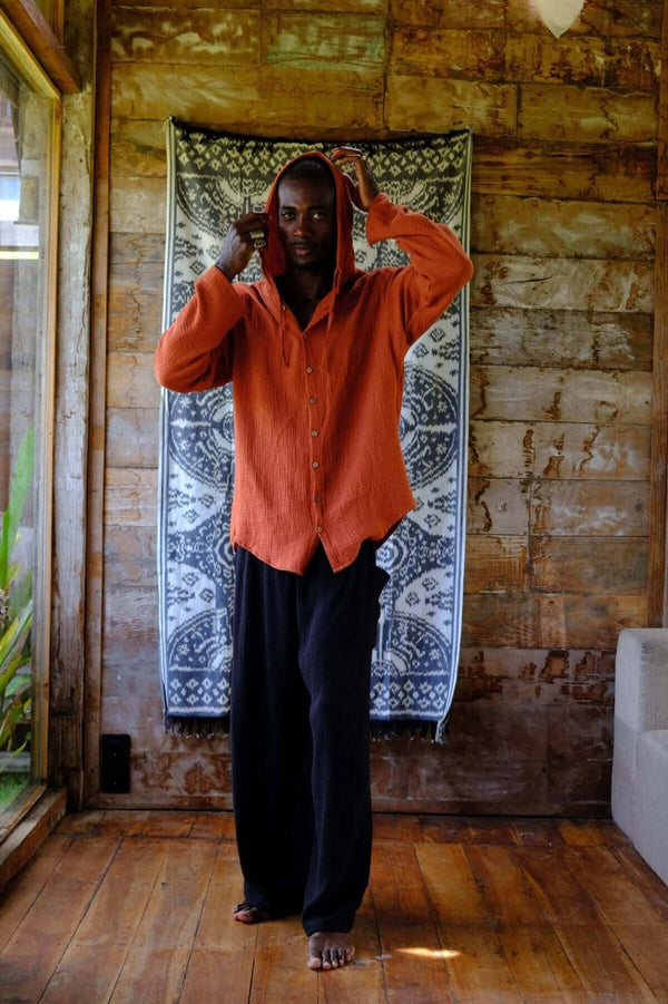 Men Solara Nomad Hoodie Terracotta