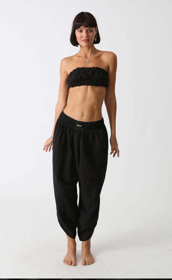 Night Cotton Bandeau Top