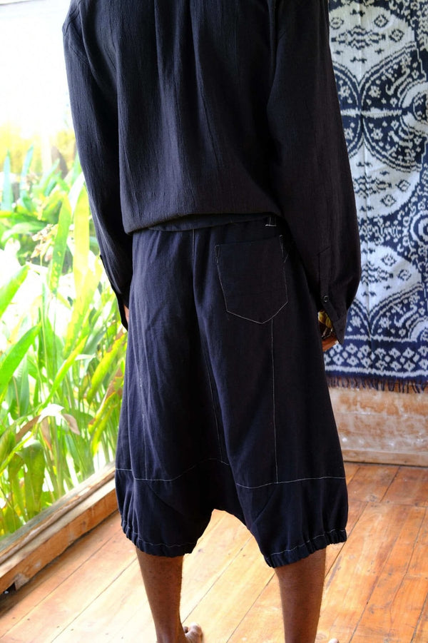 Ronin Black Outline Pants - Men