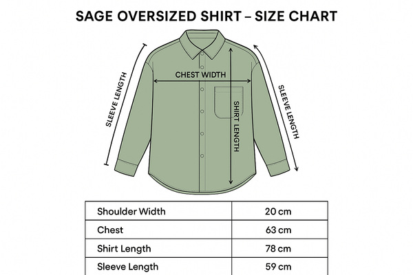 Sage Oversized Shirt