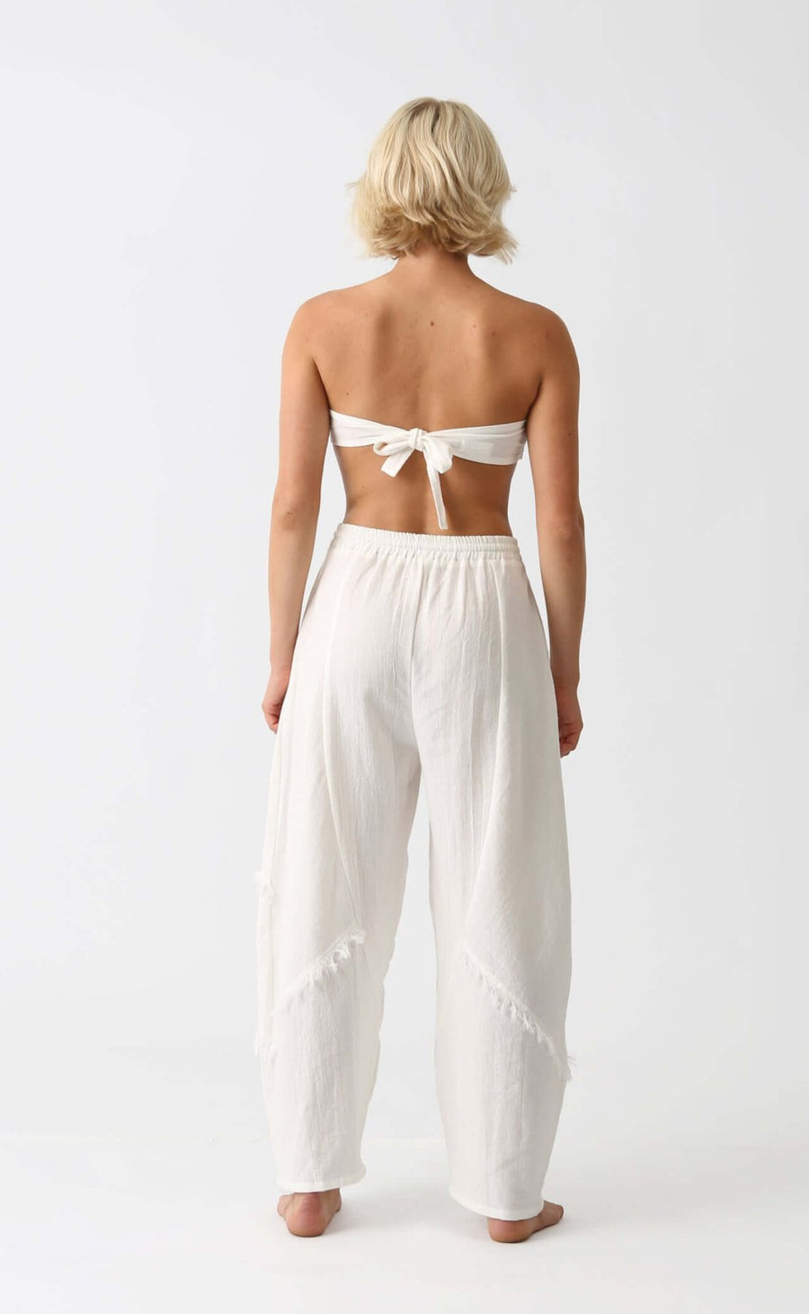 Snow Cotton Bandeau Top - snugbrandwear