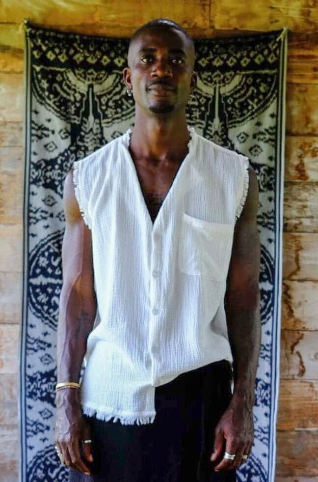 White Sleeveless Shirt Tee - snugbrandwear