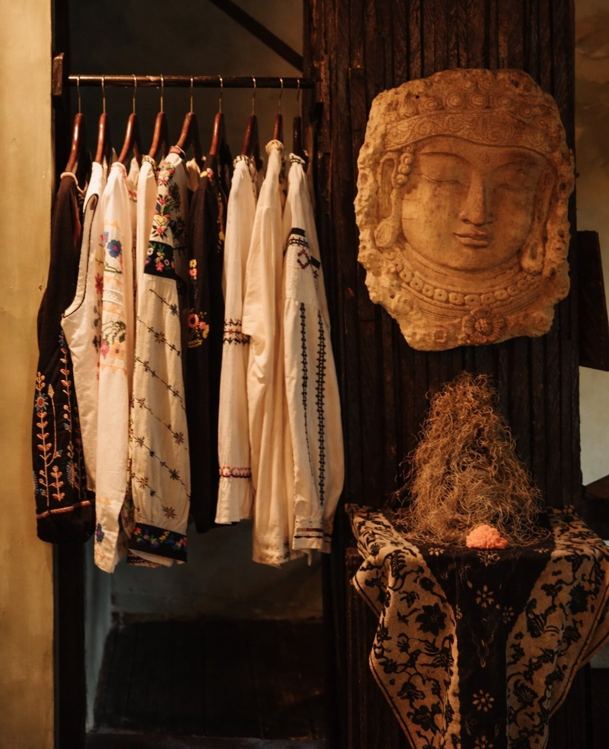 SNUG product rack at Nenek Ubud